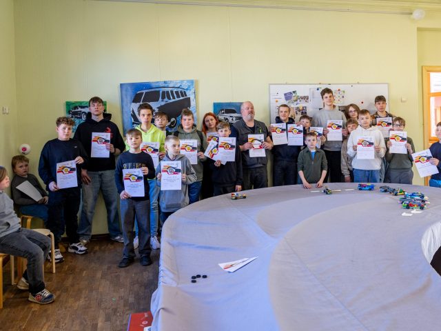 Aizvadītas Bauskas BJC inerces auto modeļu sacensības