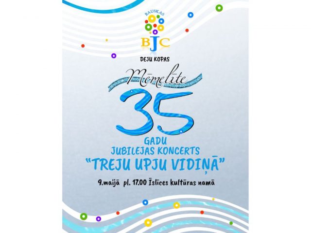 Aicinām uz deju kopas “Mēmelīte” 35 gadu jubilejas koncertu